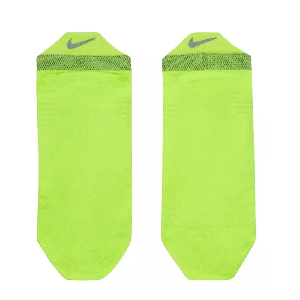 Nike Spark Lightweight No Show Running Socks Volt Men 8-9.5 Women 9.5-11 3 Pair